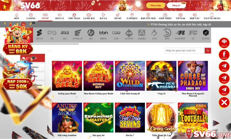 SV66 | SV66.COM | Trang Chủ Chính Thức 2026 14 Nổ hũ ẩn chứa khoản jackpot giá trị lớn
